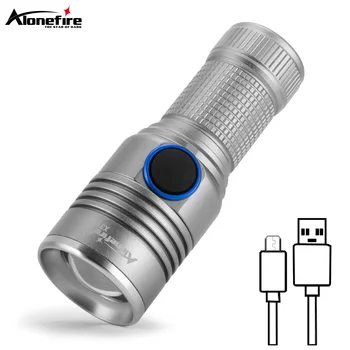 Mini zoom Zseblámpa LED Tölthető Zseblámpa Hordozható USB-Töltés Lámpa Kültéri Kemping Vízálló, Állítható Lámpás X31