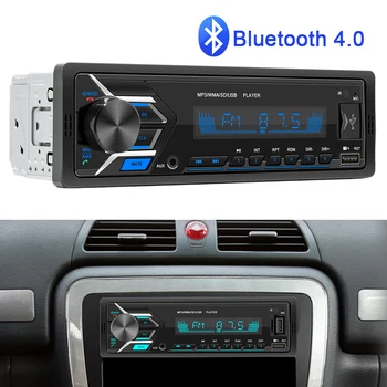 7 Színek Háttérvilágítás Bluetooth Sztereó-dash EQ Funkció, Audio Rádió FM Memória Protector Autós MP3 Lejátszó autóalkatrész