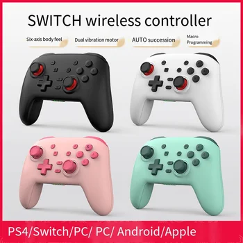 Alkalmas a SwitchPRO vezeték nélküli Bluetooth vezérlő Kapcsoló játékvezérlő 6-tengely tapintási kettős vibráció PS4 PS5 vezérlő