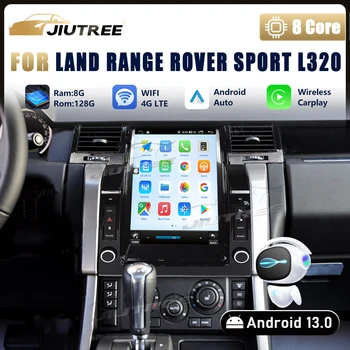 Autórádió 12.1 Hüvelykes Android 13 Szárazföldi Range Rover Sport L320 2005 2006 2007-2009 Autó Multimédia-Hifi GPS Navigáció Játszó