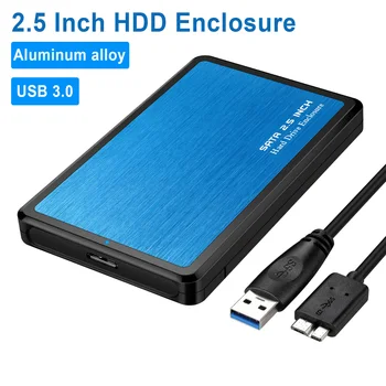 2.5 Inches Külső merevlemezt, Burkolat 5Gbps nagysebességű Adatátvitel SSD HDD Esetében a SATA-USB Adapter Alumínium Merevlemez Doboz