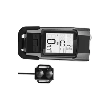 Sebesség Mérő Mini Sebességmérő Kerékpáros Kellékek tartós LCD kijelző Digitális Kijelző LED Kormány Méter 800 Lumen