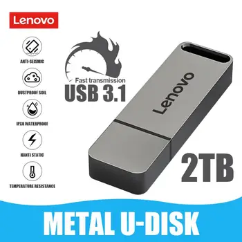 Lenovo USB 3.1 2TB Flash Meghajtók Nagy Sebességű pendrive 1 tb-os 512 gb-os Usb Pendrive c-Típusú Hordozható Flash Disk 128GB Az Android PC/ps4