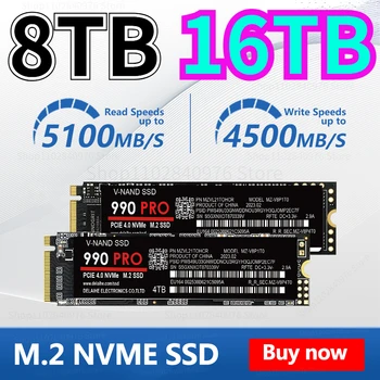 8TB A Legújabb Eredeti 990PRO SSD NVME Nagy Kapacitású 4 TB/2TB/1 tb-os M. 2 2280 Belső Merevlemez PCIE4.0 Számítógép/PS5/laptop