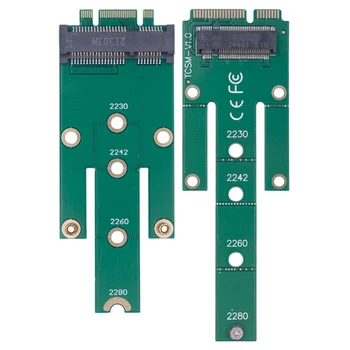 M. 2 NGFF SSD Férfi Átalakító MSATA, Hogy NGFF Átalakítani MSATA Kártya NGFF, Hogy MSATA Férfi Kelő M. 2 Adapter 2230-2280 M2-es SSD