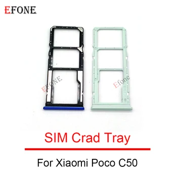50pcs A Xiaomi Poco C40 C50 C55 SIM-Kártya Tálca Slot Jogosultja Adapter Aljzat Javítása Alkatrész