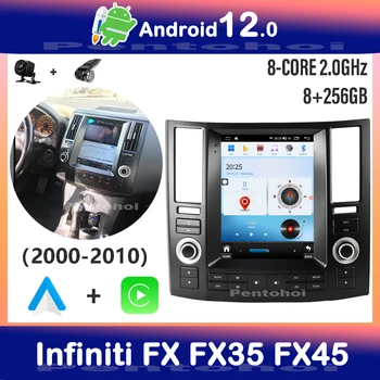 Pentohoi Android 12 Infiniti FX FX35 FX45 2000-2010 autórádió DVD Multimédia Lejátszó Sztereó Auto Navigációs GPS WIFI 5G