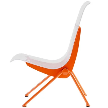 Műanyag átlátszó Északi szék gyanta ergonómia hivatal emelet akril szék erkély