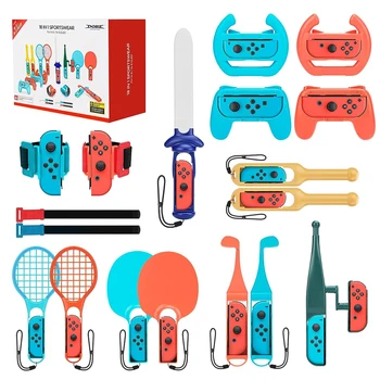 18. 1 Nintendo Kapcsoljuk be a Sport Ellenőrzési Joy-Con Karszalag Teniszütő Fitness Láb Szíjat Kard Játék Kapcsoló OLED Tartozékok
