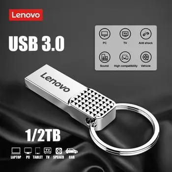 Lenovo USB Flash Meghajtó 3.0 Memória 2TB 1 tb-os OTG Pendrive 128GB 256 512 gb-os Mobil Tároló USB emlékek Személyre szabott Ajándék Ötletek